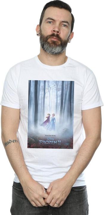 Actual product image Disney Mens Frozen 2 Movie Poster T-Shirt (XXL)