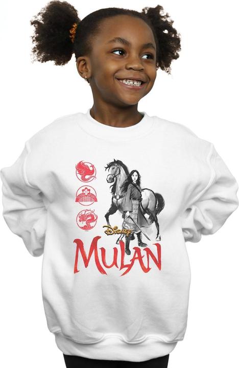 Immagine prodotto Disney Mulan Movie Horse Pose Felpa Ragazze (104)
