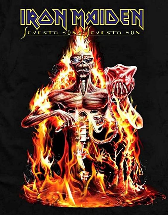 Actual product image Music Brand Unisex Adult Seventh Son Cotton T-Shirt (M)