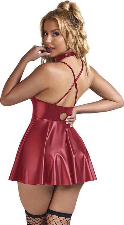 Actual product image Subblime - 955403 DRESS WITH BURGUNDY LEATHER STRAPS L/XL (L)