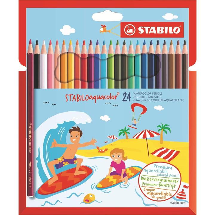 Immagine prodotto STABILO Aquacolor (Multicolore, 24 x)