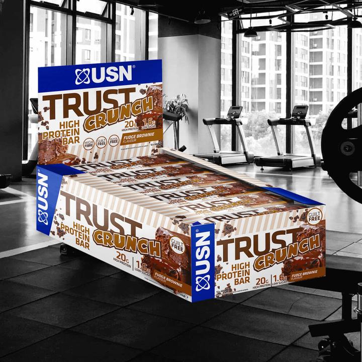 Actual product image USN Trust Crunch Bar (Fudge Brownie, 1 pcs., 720 g)
