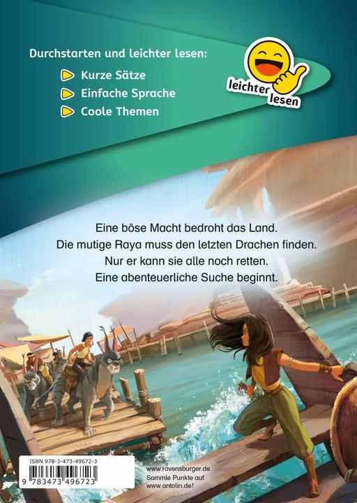 Immagine prodotto Ravensburger Erstleser - leichter lesen: Disney Raya und der letzte Drache: Eine lange Suche (Tedesco, Annette nuovo agricoltore, 2022)