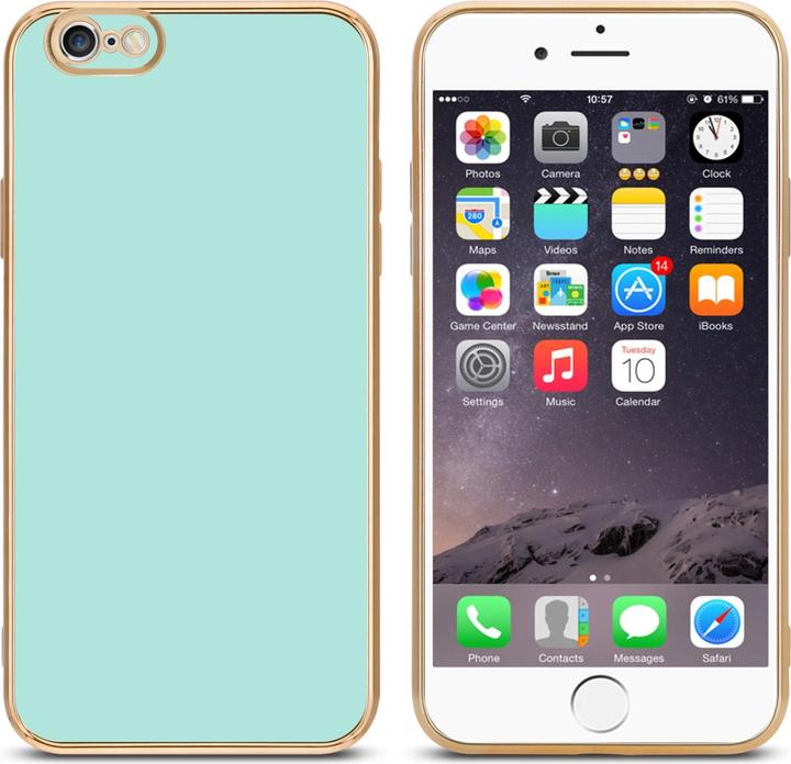 Produktbild Cadorabo Hülle für Apple iPhone 6 PLUS / 6S PLUS im TPU mit Kameraschutz LM130 Style (Apple iPhone 6 Plus)