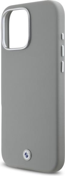 Actual product image BMW BMHMP16X23PUFWG iPhone 16 Pro Max 6.9" szary/grey hardcase Sign Full Wrapped Metal MagSafe (Apple iPhone 16 Pro Max)