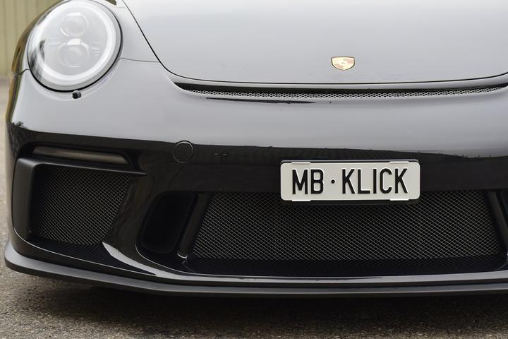 Actual product image MB Number frame (Front + rear, Long format)