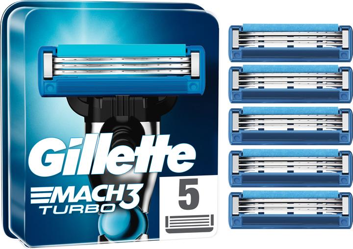 Produktbild Gillette DUPLIKAT Mach3 Turbo (5 x)