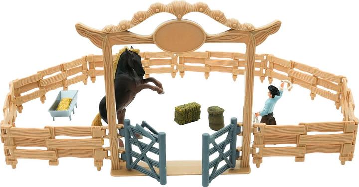 Actual product image Mojo - Western animal enclosure with cowboy - Farm life, 14 pieces (MJ-380064)