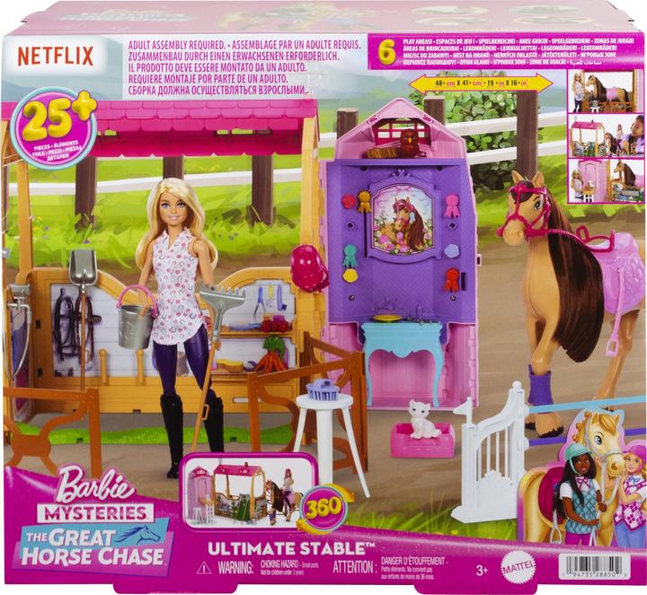 Mattel *****Barbie stadnina koni zestaw+lalka JDN43 /1