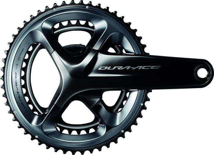 Produktbild Shimano Dura-Ace FC-R9100-P Kurbelgarnitur mit Powermeter ohne Kettenblatt 11-fach (175 mm)