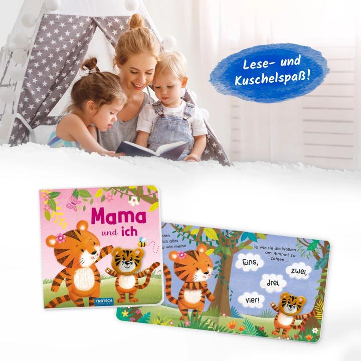 Actual product image Finger puppet book Mum and me (German)