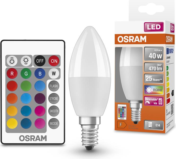 Immagine prodotto Osram Stella classica B (E14, 40 W, 470 lm, 1 x, F)