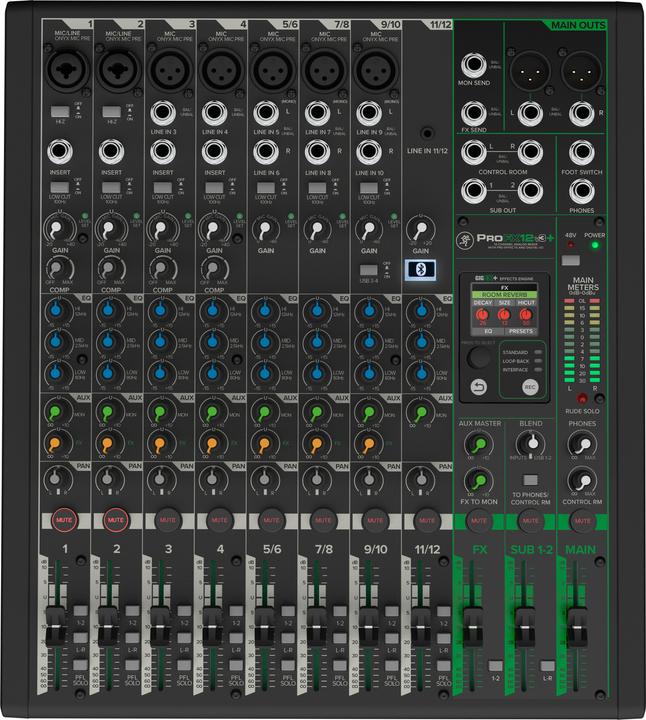 Mackie ProFX12v3+ (Studio- und Livemixer)