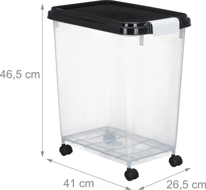Image du produit Relaxdays 2x boîte de rangement pour aliments pour chiens