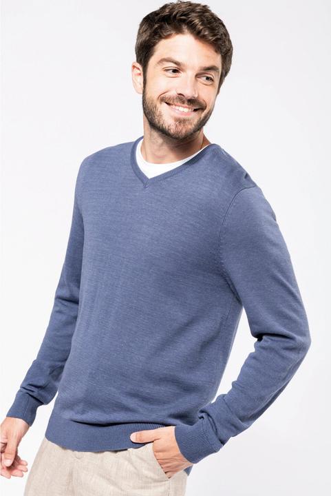 Produktbild Kariban Pullover mit V-Ausschnitt (M)