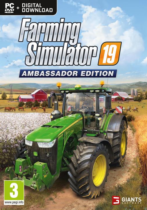 Immagine prodotto Giants Software Farming Simulator 19 - Edizione ambasciatore (PC, EN, FR)