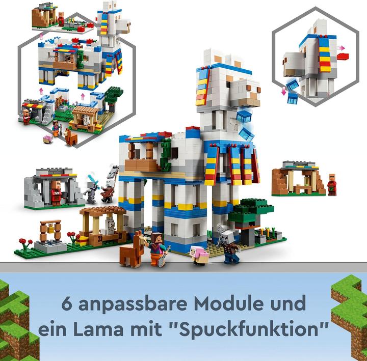 Actual product image LEGO The llama village (21188, LEGO Minecraft)