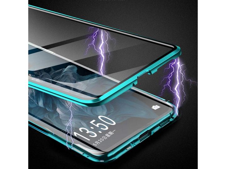 Actual product image G-Case Xiaomi Redmi Note 8 Aluminium Magnetic Glass Case Cover (Xiaomi Redmi Note 8)