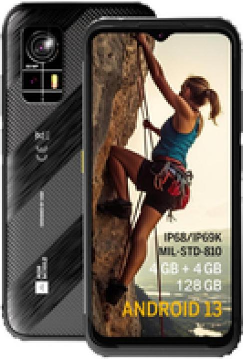 Immagine prodotto Bea-Fon AGM Dispositivo mobile H6 light Smartphone rugged (256 GB, Nero, 6.56", Doppia SIM Ibrida, 50 Mpx, 4G)