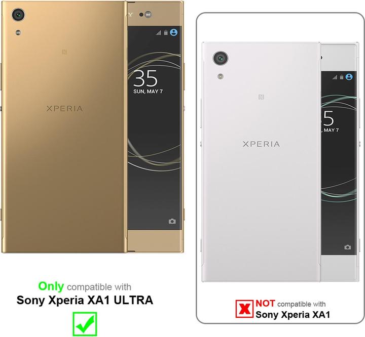 Actual product image Cadorabo Book Jeans Optics Cover (Sony Xperia XA1 Ultra)