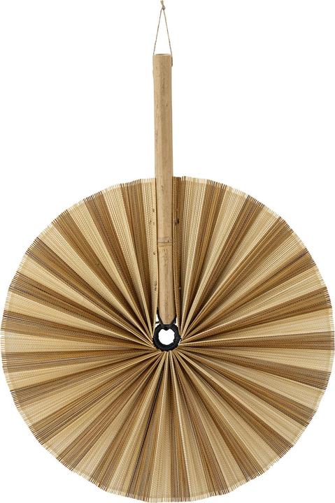 Bloomingville Macia Wall Decor, Jaune, Bamboo (Ø 37 x 50 cm)