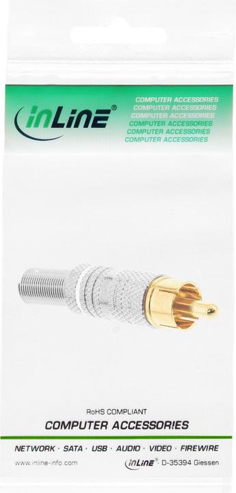 Immagine prodotto InLine Spina RCA versione a saldare