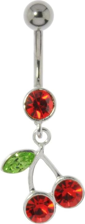 Actual product image Bijouteria Bellypiercing (Surgical steel 316L, Crystal, Silver 925)