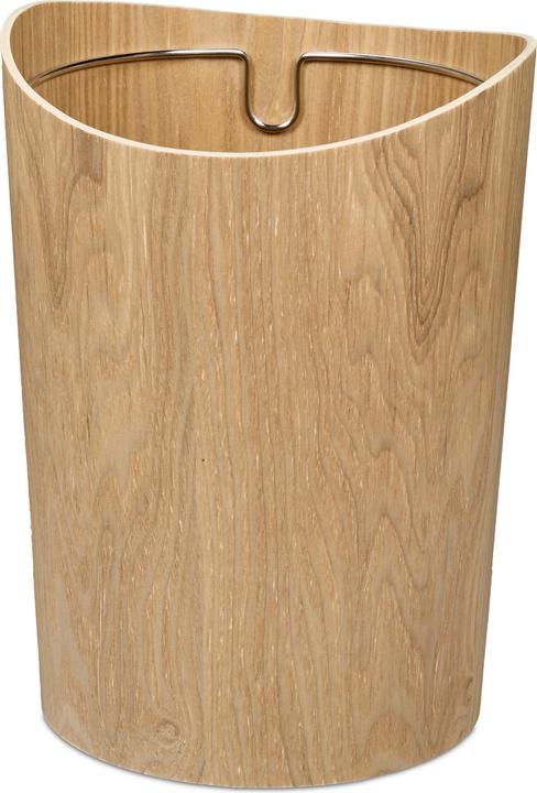 Actual product image Relaxdays Wooden waste bin (9 l)