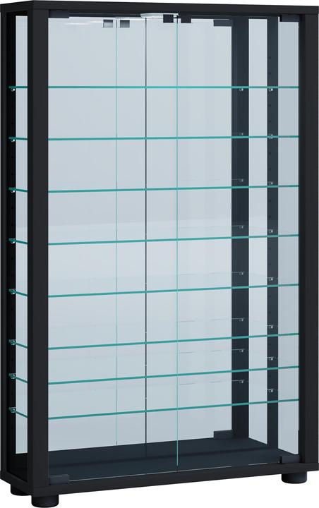 Immagine prodotto VCM Vetrina da collezione Vetrina a pavimento Vetrina di vetro Vetrina a ripiani di vetro Vetrina di (59 x 18 x 91 cm)