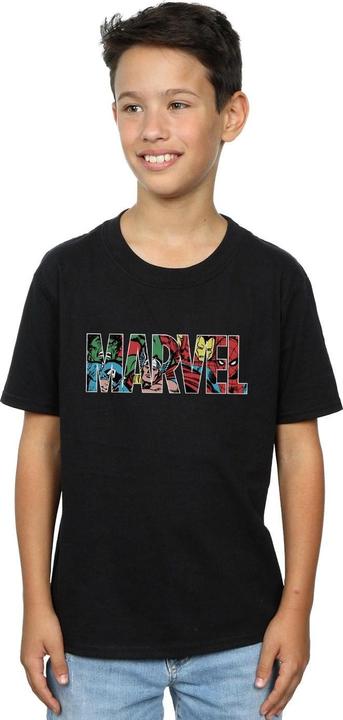 Actual product image Boys Logo Character Infill T-Shirt (116)