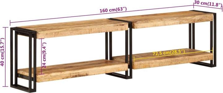 Image du produit VidaXL Stratis (160 x 30 x 40 cm)