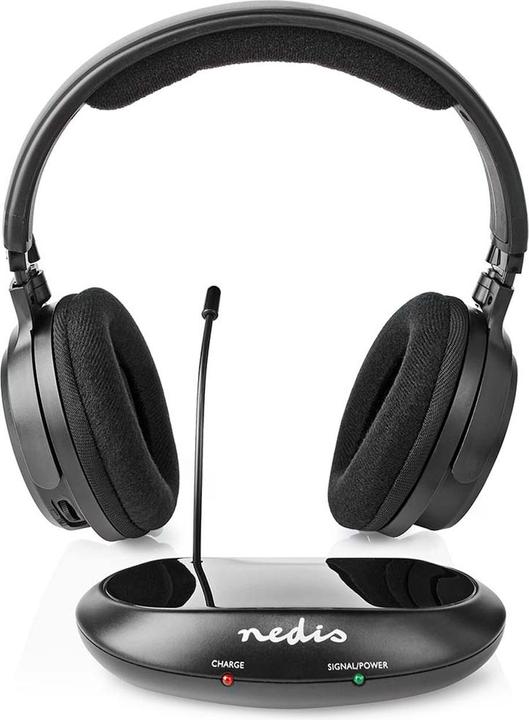 Actual product image Nedis HPRF200BK (No noise cancelling, 11 h, Wireless)
