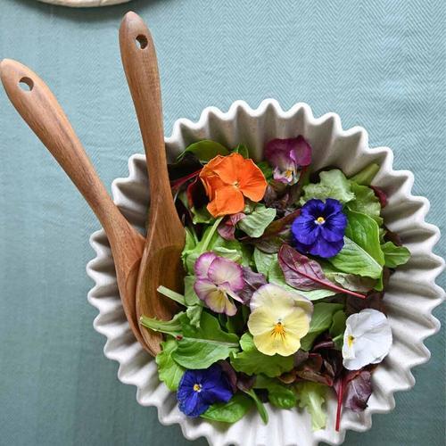 Image du produit Esmée 2-teiliges Salatbesteck aus Akazienholz, 26 x 7 cm (Serveurs à salade)