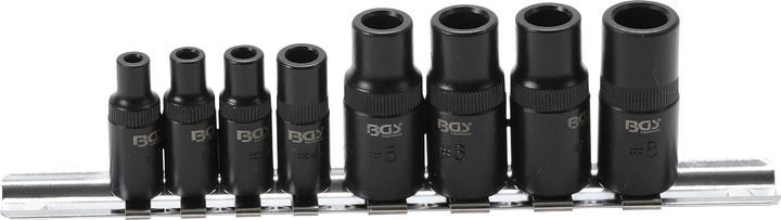 BGS Set di portamaschi 6,3 mm (1/4") / 10 mm (3/8") 8 pezzi.
