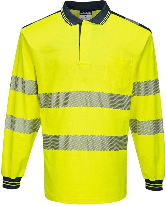 Portwest PW3 Poloshirt Signalkleidung Langärmlig