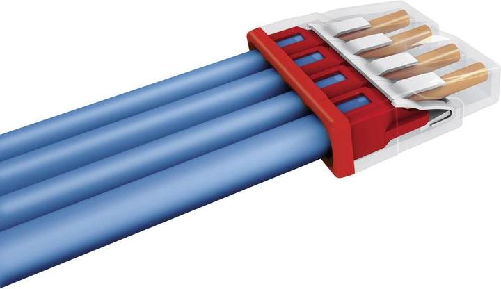 Produktbild Wago COMPACT Steckklemme, 8 x 0.5 - 2.5mm², grau, VPE 50 Stk.