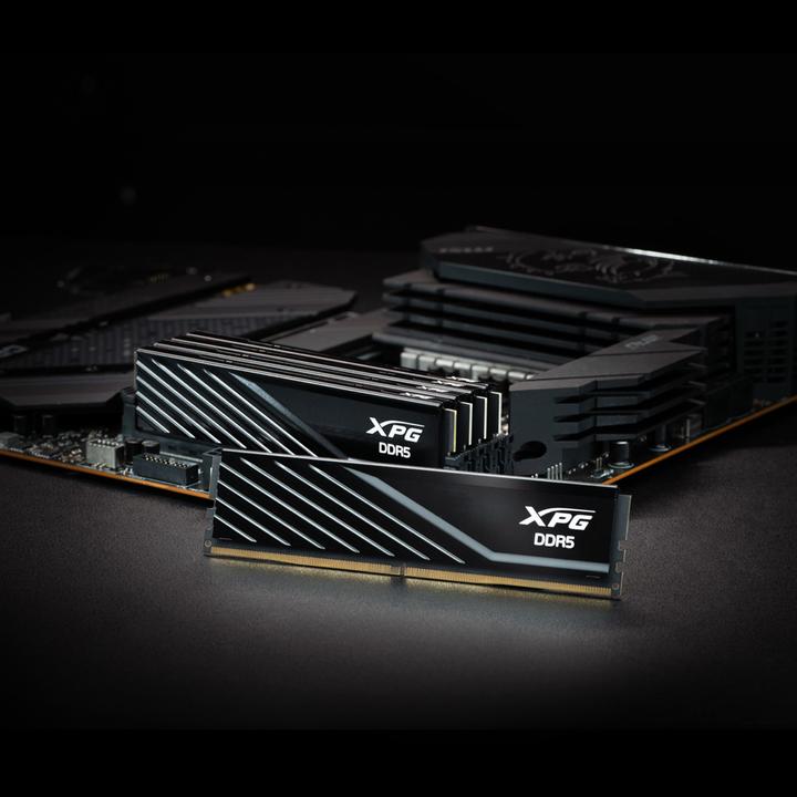 Actual product image Adata DIMM 64 GB DDR5-5600 (2x 32 GB) dual kit (black, AX5U5600C4632G-DTLABBK, XPG Lancer Blade) (2 x 32GB, DDR5 RAM, DIMM)