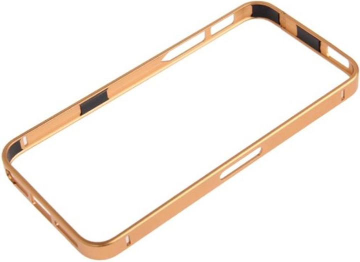 Produktbild König Design Schutzhülle Aluminium Bumper für Handy Apple iPhone 5 & 5S orange (Apple iPhone 5)
