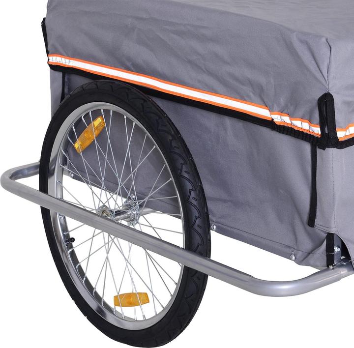 Actual product image Homcom Transport trailer including trailer coupling
