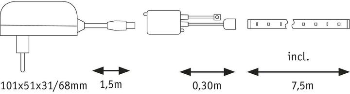 Image du produit Paulmann SimpLED (RGB, 1000 cm, Intérieur)