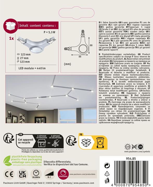 Produktbild Paulmann URail LED L-Verbinder