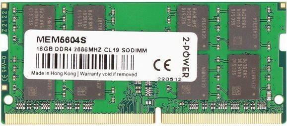 Actual product image 2-Power 16GB DDR4 2666MHz CL19 SoDIMM (1 x 16GB, 2666 MHz, DDR4-RAM, SO-DIMM)