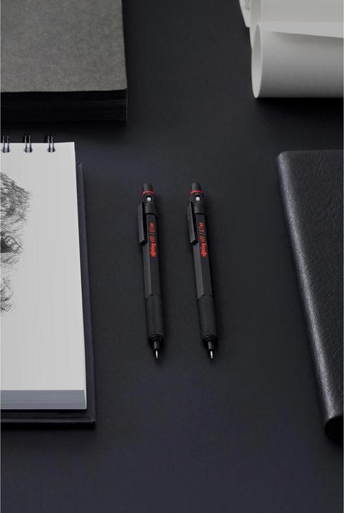 Actual product image Rotring Automatic pencil 600 0.5 silver - 1904445 (0.50 mm, HB, 1 x)