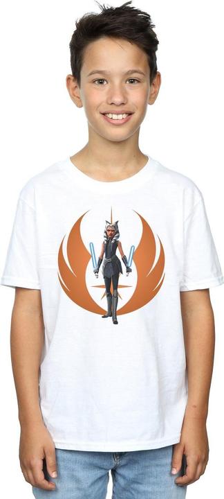 Immagine prodotto Star Wars Clone Wars Ahsoka Rebel Pose Maglietta Ragazzi (152, 158)