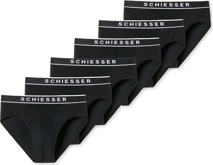 Produktbild Schiesser 6er Pack 95/5 Organic Cotton Rio Slip / Unterhose (L, 6er Pack)
