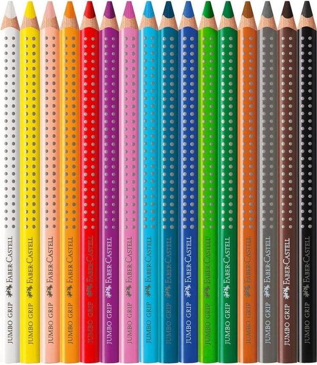Actual product image Faber-Castell jumbo grip (Multicoloured, 16 x)