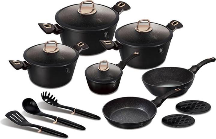 Actual product image BerlingerHaus Black Rose Collection (28 cm, Pan set + pot set, Aluminium)