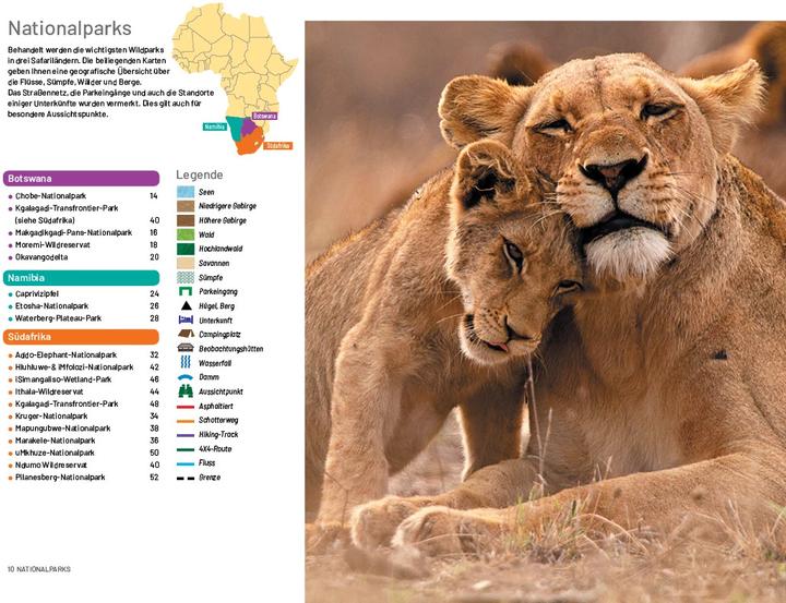 Produktbild Afrika Safari Media Safari-Reiseführer Südliches Afrika (Deutsch, Ruud Troost, 2023)