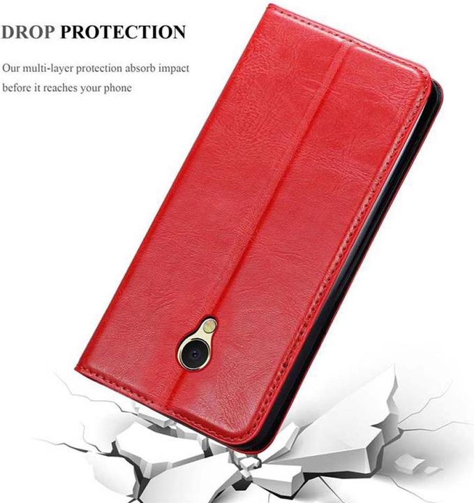 Actual product image Cadorabo Book Invisible Magnet Cover (Meizu MX6)