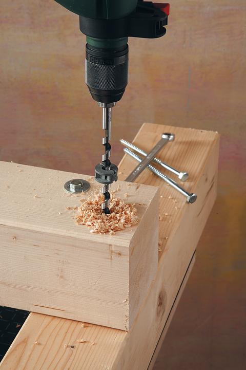 Immagine prodotto wolfcraft wolfcraft 1 Univ.-Tiefenstopp-Set 3-tlg. ø6,8,10mm (6, 8, 10 mm)